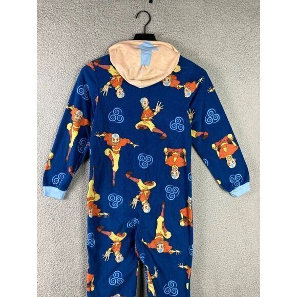 Last Airbender Nickelodeon Pajama One Piece Suit Unisex Kids‎ Size Small Aang - Picture 10 of 13